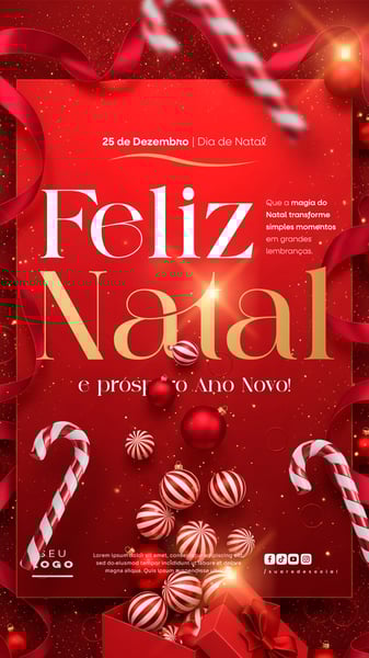 FELIZ NATAL E PRÓSPERO ANO NOVO 25 DE DEZEMBRO STORY SOCIAL MEDIA PSD EDITÁVEL (6)
