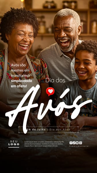 DIA DOS AVÓS 26 DE JULHO STORY SOCIAL MEDIA PSD EDITÁVEL 3