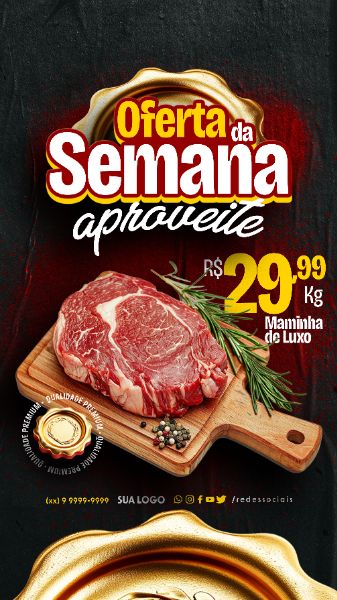 STORY - AÇOUGUE - OFERTA DA SEMANA