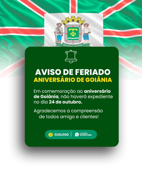 GOIÂNIA PARABÉNS 24 DE OUTUBRO ANIVERSÁRIO SOCIAL 2