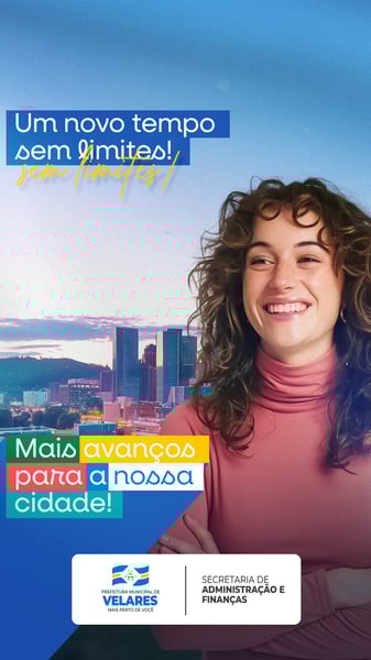 PREFEITURA UM NOVO TEMPO AVISO INFORME COMUNICADO SOCIAL MEDIA PSD EDITÁVEL