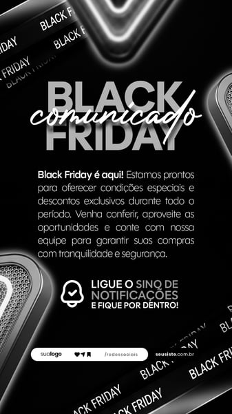 BLACK FRIDAY AVISO COMUNICADO ANÚNCIO STORY SOCIAL MEDIA PSD EDITÁVEL 10
