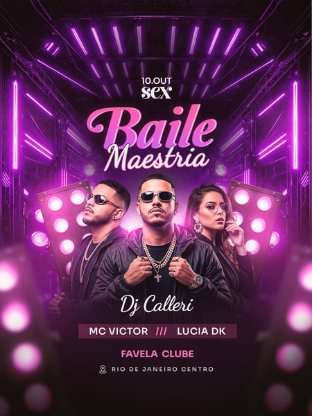 FLYER BAILE MAESTRIA PARA FEED PSD TEMPLATE