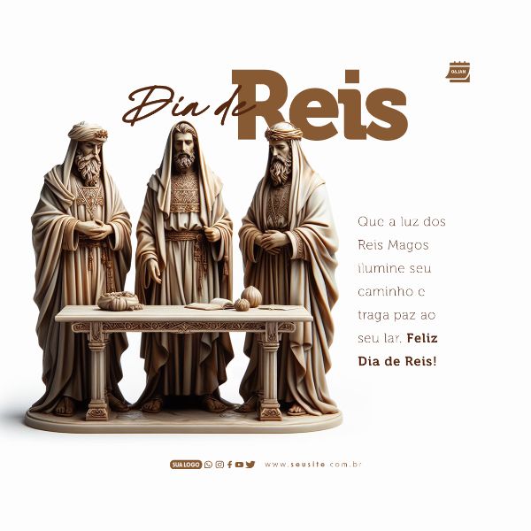 DIA DOS REIS MAGOS - SOCIAL MEDIA