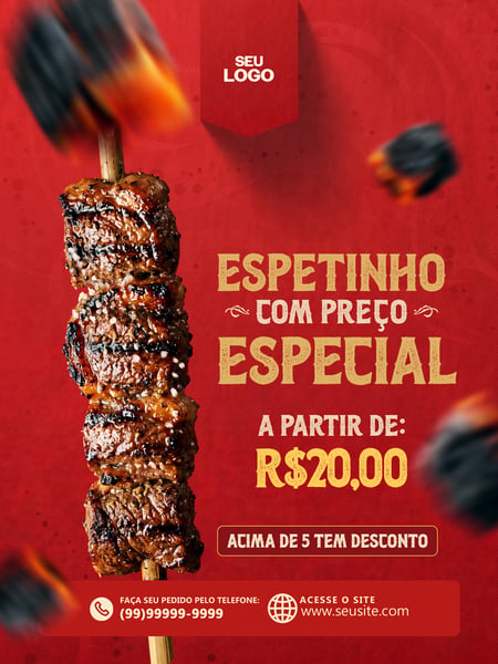 SOCIAL MEDIA CHURRASQUINHO PSD EDITÁVEL 10
