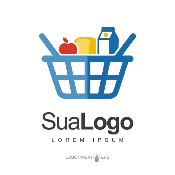 LOGOTIPO SUPERMERCADO VETOR AI EPS EDITÁVEL 2