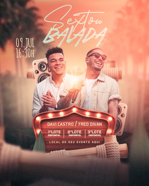 EVENTOS SHOWS FESTAS SEXTOU BALADA FEED