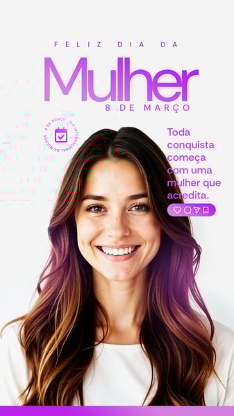 DIA DA MULHER PSD STORY 8