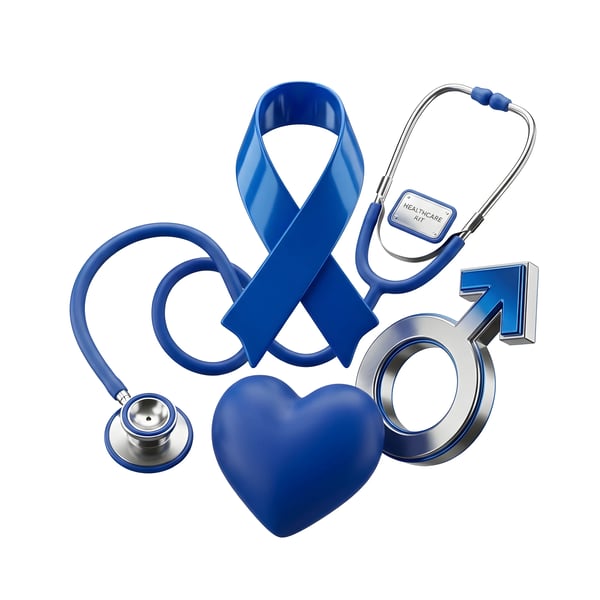 MENS HEALTH RIBBON STETHOSCOPE HEART SYMBOL KIT