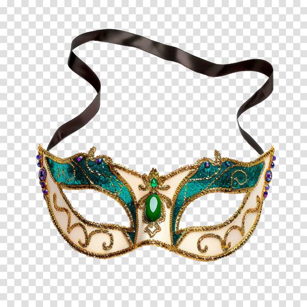 MÁSCARA DE CARNAVAL ELEMENTO PARA COMPOSIÇÃO PNG