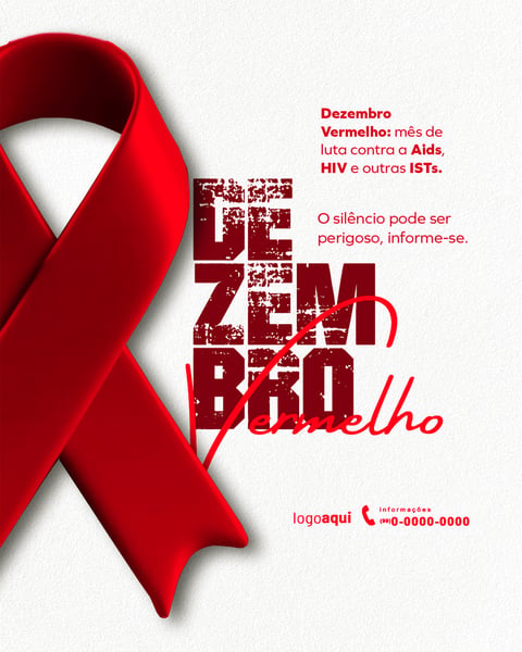 DEZEMBRO VERMELHO MÊS DE LUTA CONTRA A AIDS, HIV E OUTRAS ISTS FEED (5)