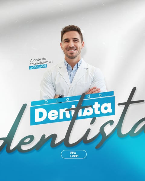 DIA DO DENTISTA 25 DE OUTUBRO SOCIAL MEDIA PSD EDITÁVEL