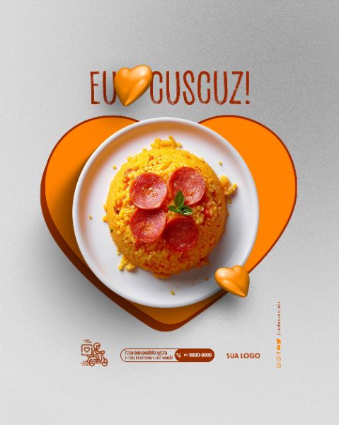 SOCIAL MEDIA - CUSCUZERIA - EU AMO CUSCUZ