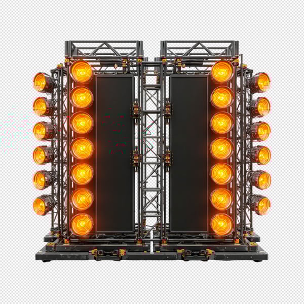 ESTRUTURA DE PALCO E ILUMINAÇÃO