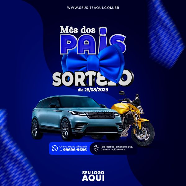 FEED QUADRADO - FELIZ DIA DOS PAIS | SOCIAL MEDIA | PSD EDITÁVEL