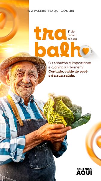 STORY - DIA DO TRABALHADOR - PSD EDITÁVEL