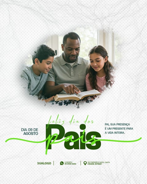 FELIZ DIA DOS PAIS 09 DE AGOSTO 5