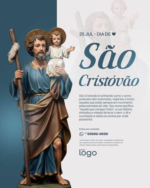 25 DE JULHO DIA DE SÃO CRISTOVÃO