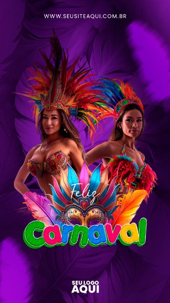 STORY - CARNAVAL | CARNIVAL | FESTA | PSD EDITÁVEL