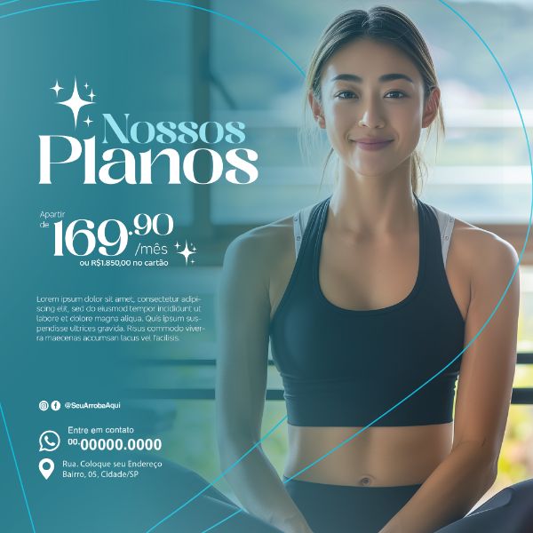 PILATES NOSSOS PLANOS SOCIAL MEDIA PSD EDITÁVEL