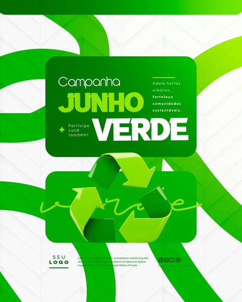 JUNHO VERDE CAMPANHA DE CONSCIENTIZAÇÃO DO MEIO AMBIENTE SOCIAL MEDIA FEED 10