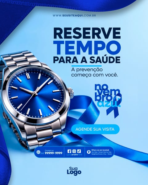 FEED NOVEMBRO AZUL SOCIAL MEDIA PSD EDITÁVEL 14