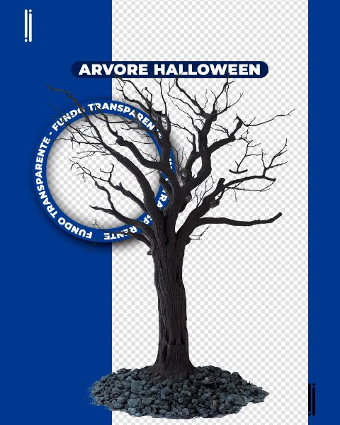 ÁRVORE HALLOWEEN | IMAGEM SEM FUNDO | ELEMENTO 3D | PNG