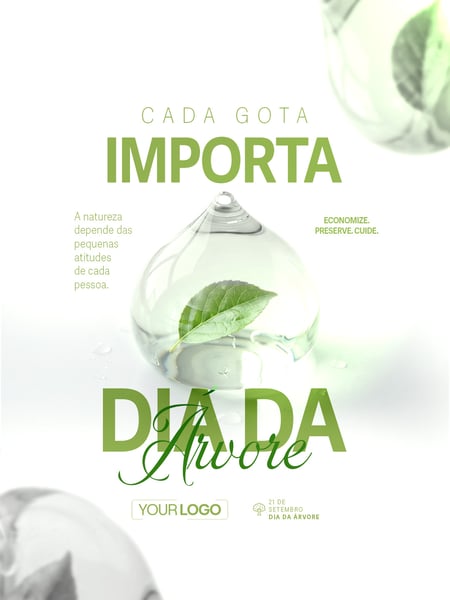 Social Media Dia da Árvore PSD Editável 05