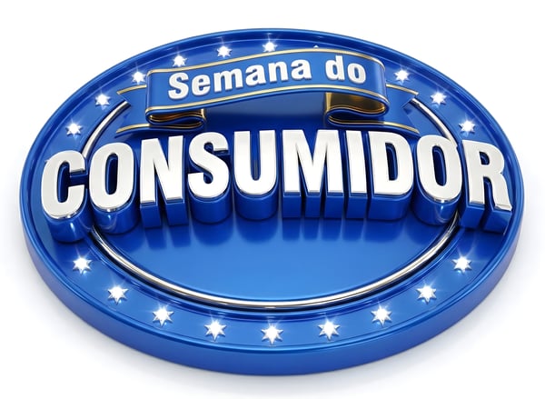 SELO 3D SEMANA DO CONSUMIDOR AZUL COM LAÇO DOURADO 06