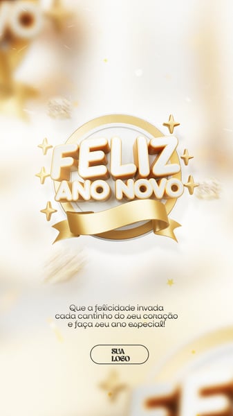 FELIZ ANO NOVO REVEILLON SOCIAL MEDIA PSD EDITÁVEL