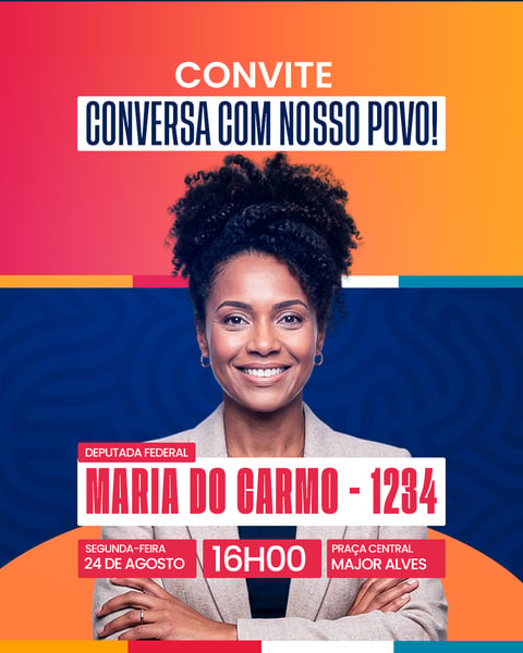ARTE POLÍTICA DEPUTADA FEDERAL