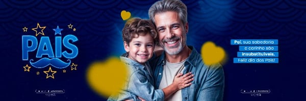 DIA DOS PAIS 11 DE AGOSTO CAMPANHA SOCIAL MEDIA FLYER PSD EDITÁVEL