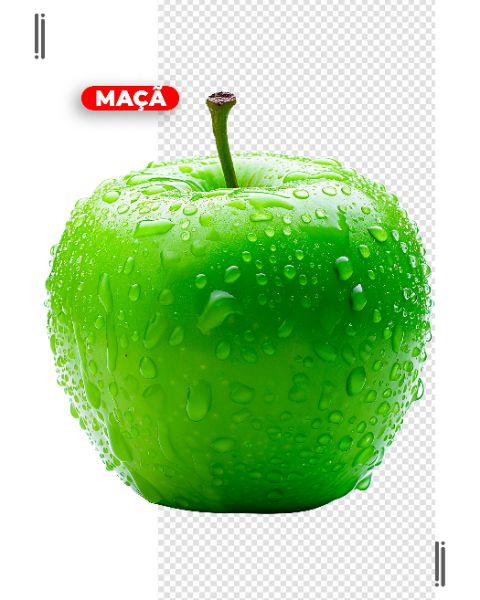 FRUTA | MAÇÃ | IMAGEM SEM FUNDO | PSD EDITÁVEL