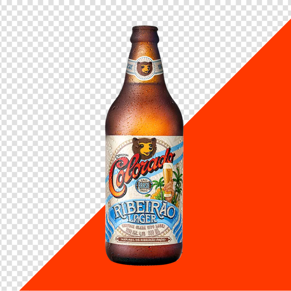 GARRAFA CERVEJA COLORADO RIBEIRÃO LAGER PNG TRANSPARENTE SEM FUNDO
