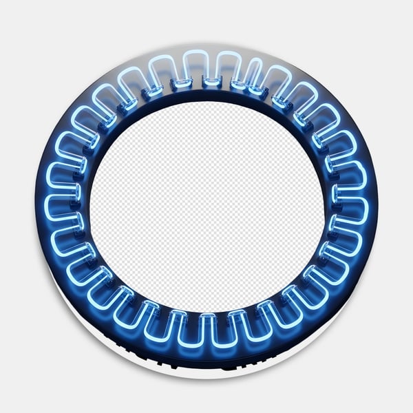 FUNDO CIRCULAR COM LUZES NEON 01