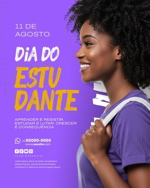 11 DE AGOSTO DIA DO ESTUDANTE