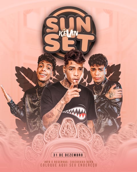 FLYER EVENTO KEVIN SUNSET FEED