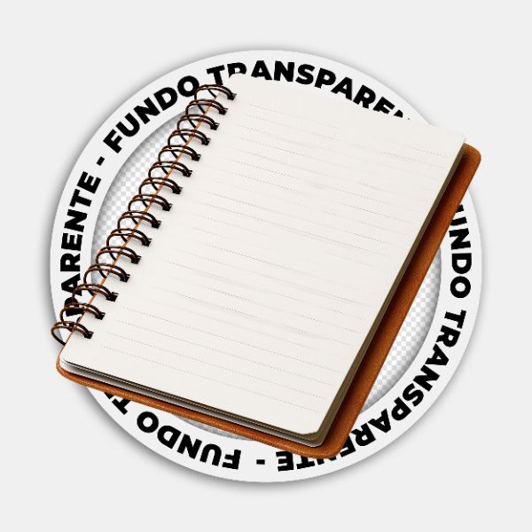 CADERNO DE ANOTAÇÕES | IMAGEM SEM FUNDO | PSD EDITÁVEL