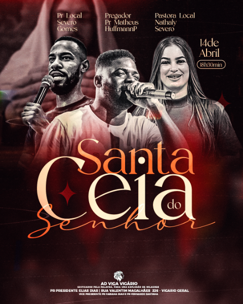 FLYER SANTA CEIA DO SENHOR