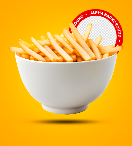 PORÇÃO DE BATATAS FRITAS ELEMENTO PNG