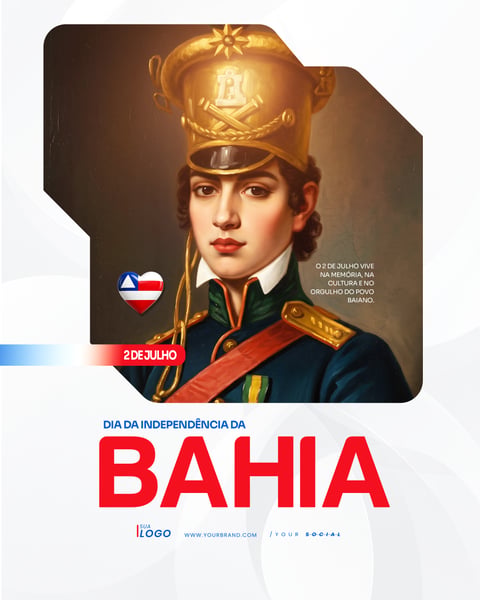 INDEPENDÊNCIA DA BAHIA 02 DE JULHO SOCIAL MEDIA PSD EDITÁVEL