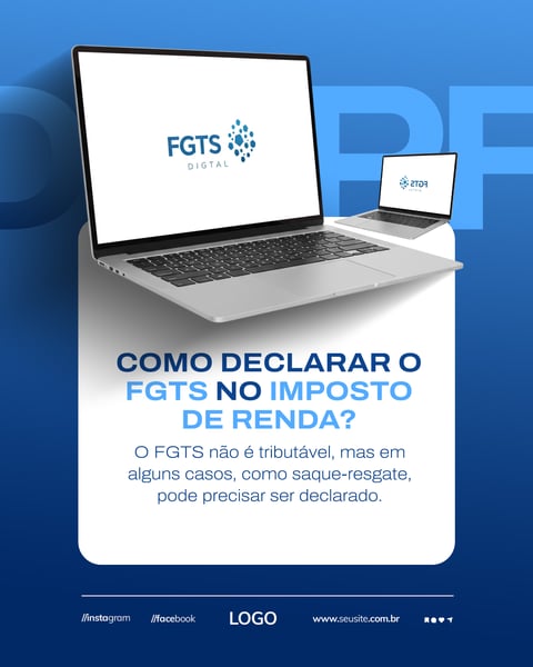 DECLARAÇÃO DO IMPOSTO DE RENDA - FGTS
