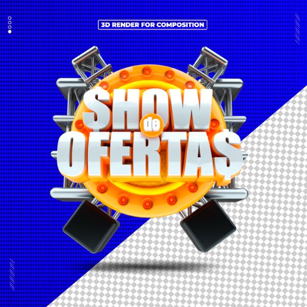 SELO 3D SHOW DE OFERTAS