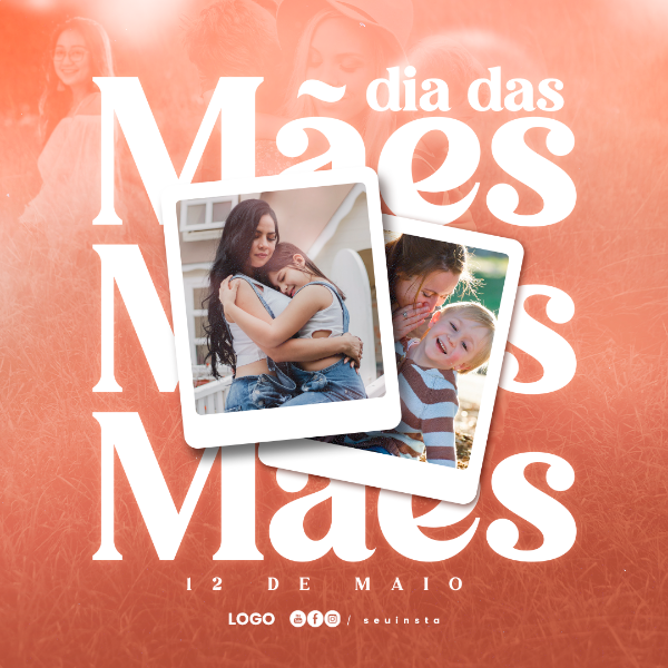 DIA DAS MÃES SOCIAL MEDIA POST PSD