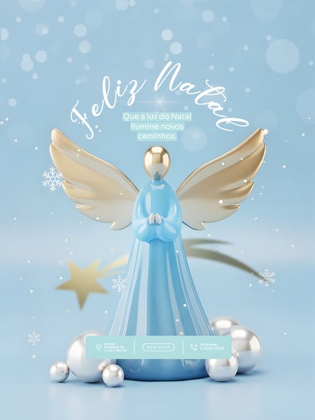 FELIZ NATAL 25 DE DEZEMBRO SOCIAL MEDIA PSD EDITÁVEL 5