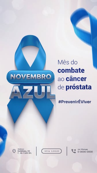FLYER NOVEMBRO AZUL CONSCIENTIZAÇÃO SAÚDE MASCULINA PSD EDITÁVEL (2)