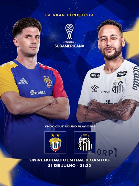 FLYER MATCHDAY SUL AMERICANA UCV X SANTOS