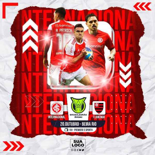 FLYER ESPORTIVO BRASILEIRÃO INTERNACIONAL