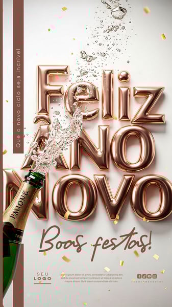 FELIZ ANO NOVO BOAS FESTAS STORY SOCIAL MEDIA PSD EDITÁVEL 3