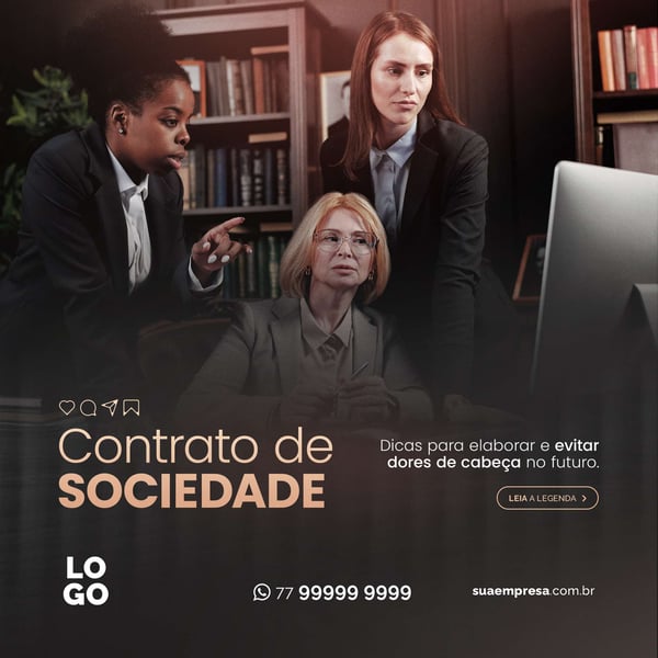 CONTRATO DE SOCIAEDADE - ADVOCACIA